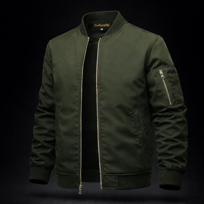 OutRankMe™ Tactical Bomber Jacket — Wear Your Story